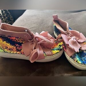 Jojo Siwa sparkling shoes youth size 2